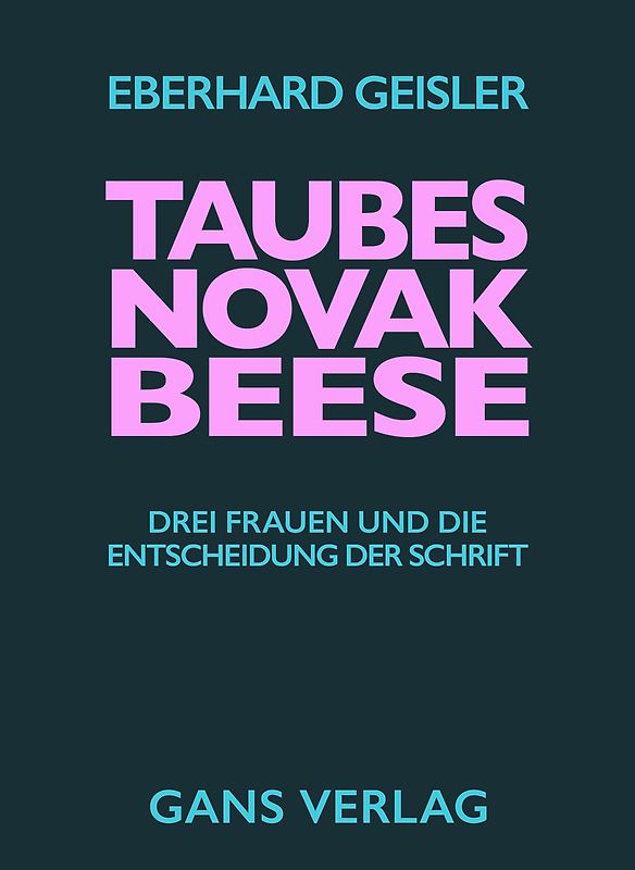 Taubes, Novak, Beese