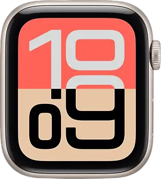 Apple Watch SE 2025 44 mm Boîtier aluminium lumière stellaire [Wi-Fi]