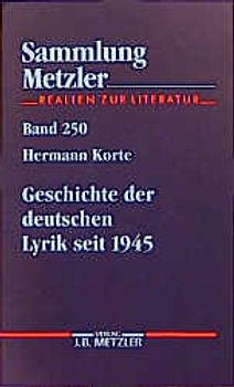 Geschichte der deutschen Lyrik seit 1945