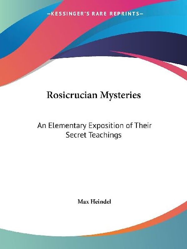 Rosicrucian Mysteries