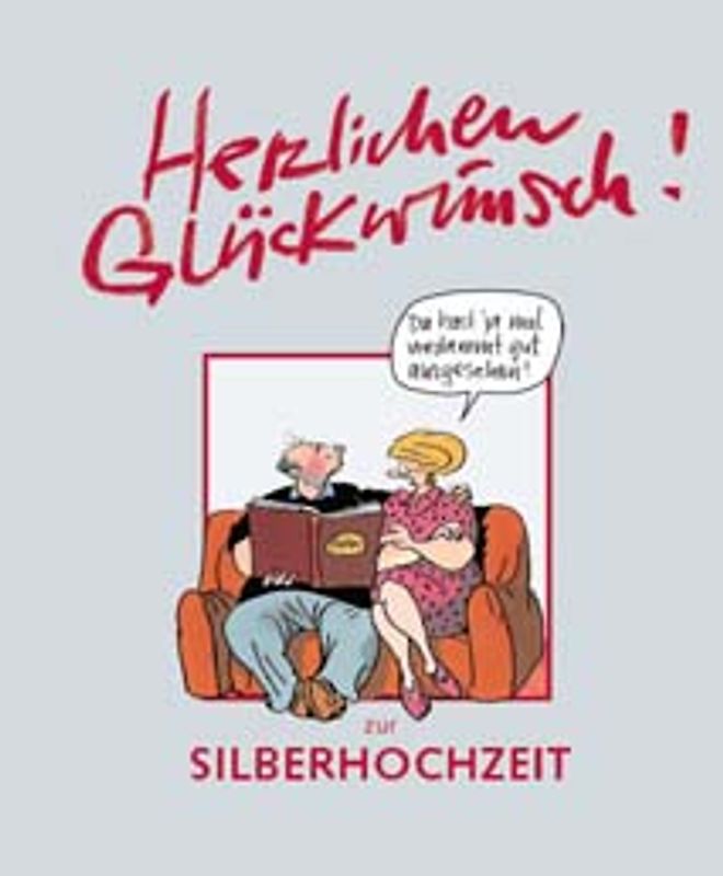Herzlichen Glückwunsch zur Silberhochzeit