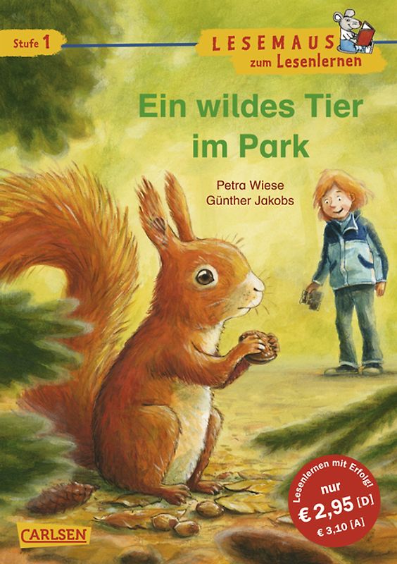 LESEMAUS zum Lesenlernen Stufe 1: Ein wildes Tier im Park