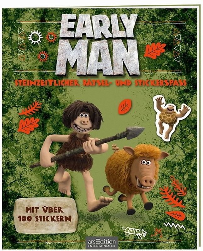 Early Man - Steinzeitlicher Rätsel- und Stickerspaß