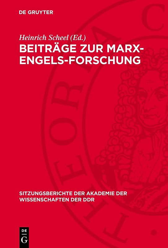 Beiträge zur Marx-Engels-Forschung