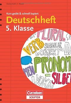 Deutschheft 5. Klasse - kurz geübt & schnell kapiert