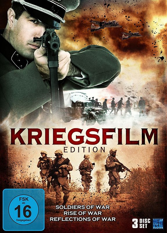 Kriegsfilm Edition Soldiers of War / Rise of War / Reflections of War [Collector's Edition, 3 DVDs] DVD