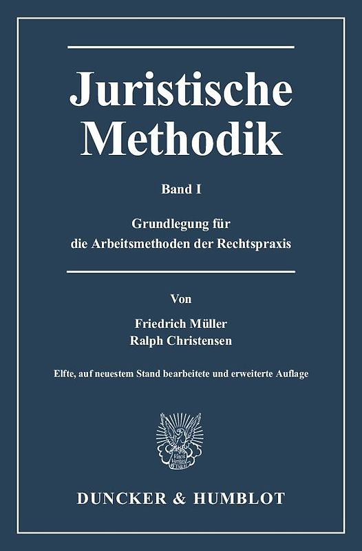 Juristische Methodik.