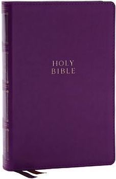 KJV Holy Bible: Compact Bible with 43,000 Center-Column Cross References, Purple Leathersoft, Red Letter, Comfort Print: King James Version