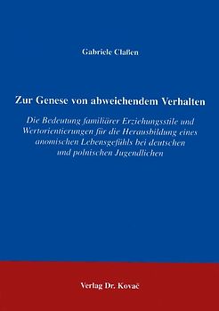 Zur Genese von abweichendem Verhalten