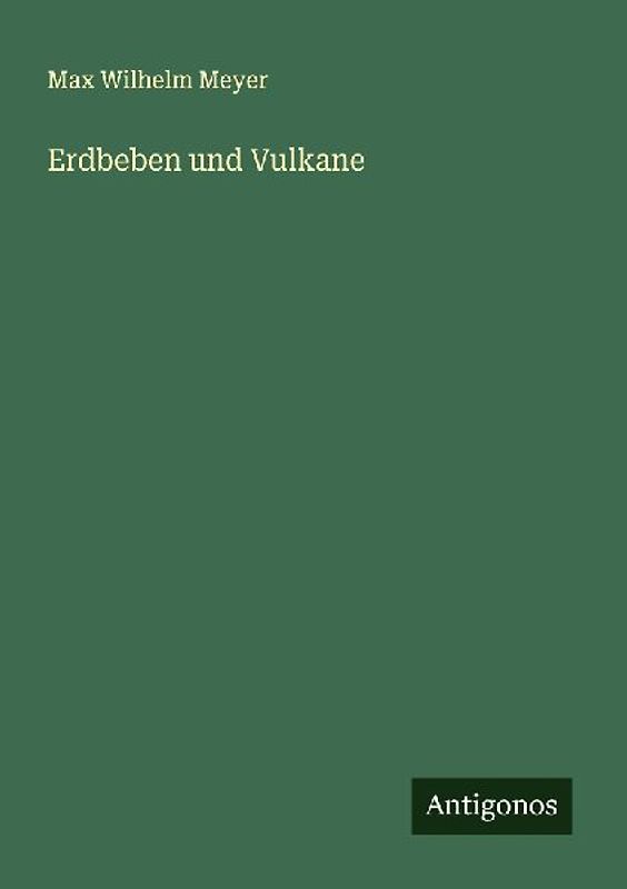 Erdbeben und Vulkane