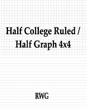 Half College Ruled / Half Graph 4x4