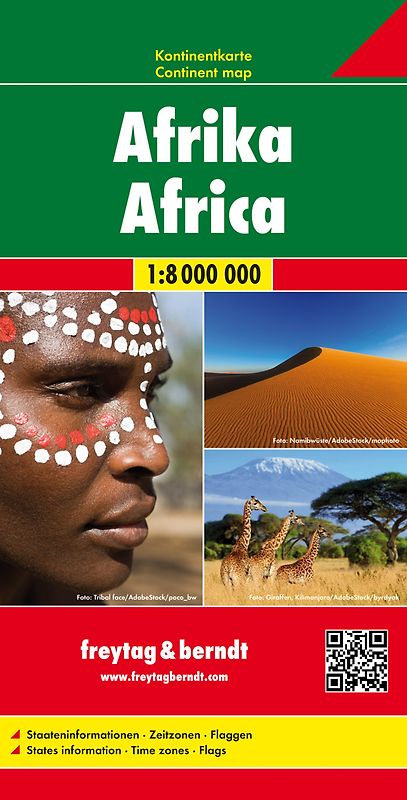 freytag & berndt Straßenkarte Afrika 1:9 Mio.