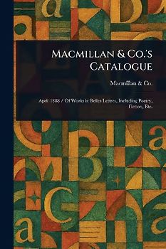 Macmillan & Co.'s Catalogue