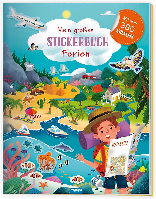 Trötsch Stickerbuch Mein großes Stickerbuch Ferien