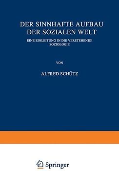 Der sinnhafte Aufbau der sozialen Welt