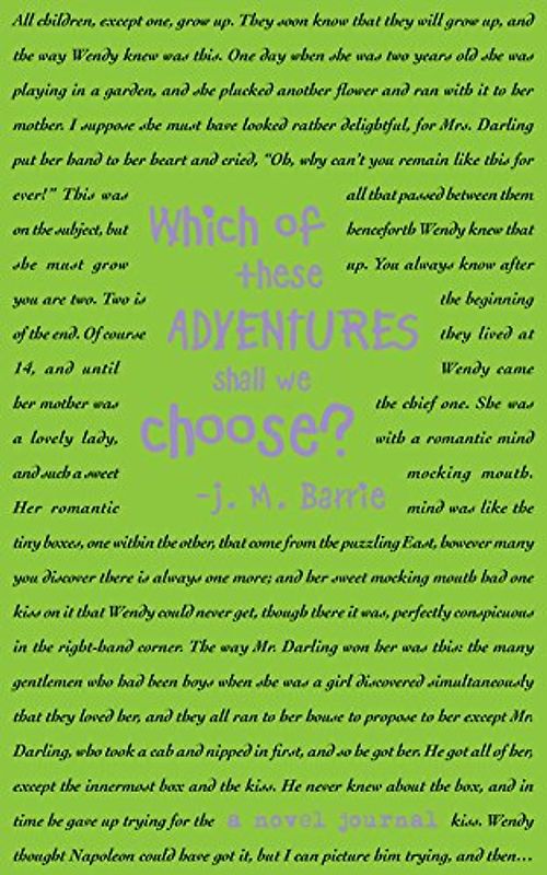 A Novel Journal: Peter Pan (Compact): Novel Journal (Compact)