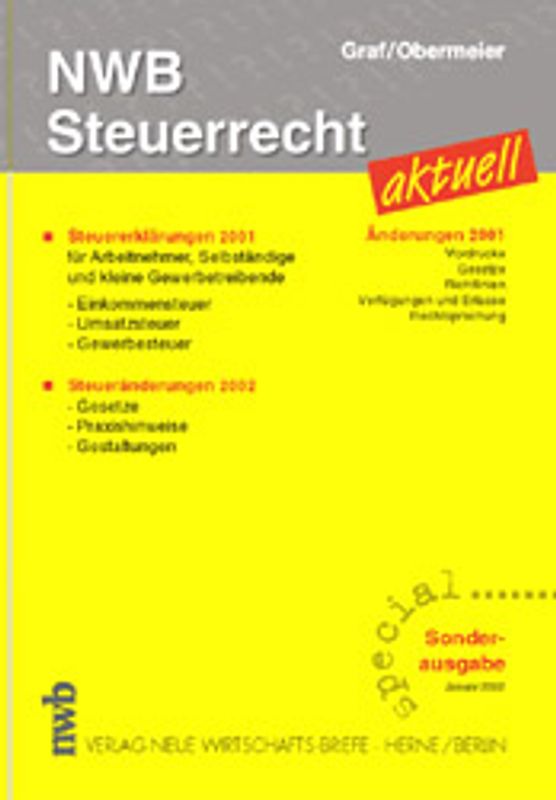 NWB Steuerrecht aktuell special
