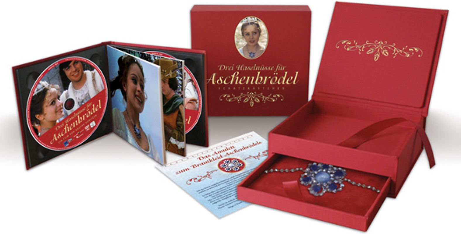 Drei Haselnüsse für Aschenbrödel - Schatzkästchen (DVD + CD) - Bozena Nemcova DVD