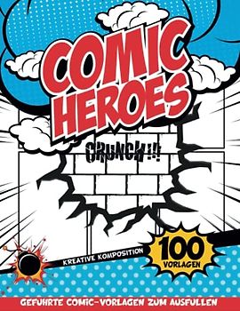 Comic Zeichnen Lernen Kinder Ab 12 Jahre: Lustige Leere Comic-Flugzeug-Aktivitäten, Um Geschäftige Journal Reisen In Einer Leeren Comic-Buch-Vorlage Zu Machen