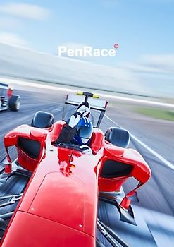 PenRace© - Das Original: Autorennspiel mit Stift und Papier im extra großen Maxi A4 Format