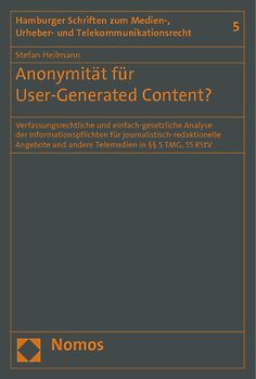 Anonymität für User-Generated Content?