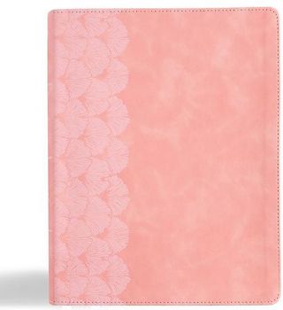 KJV Notetaking Bible, Large Print Edition, Soft Pink Leathertouch