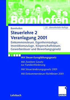Steuerlehre 2 Veranlagung 2001