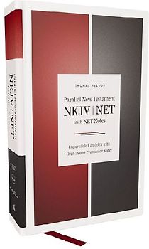 Nkjv-Net Parallel New Testament with Net Translators' Notes, Hardcover, Red Letter, Comfort Print