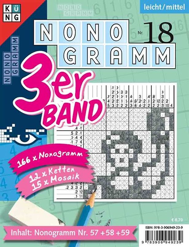 Nonogramm 3er-Band Nr. 18