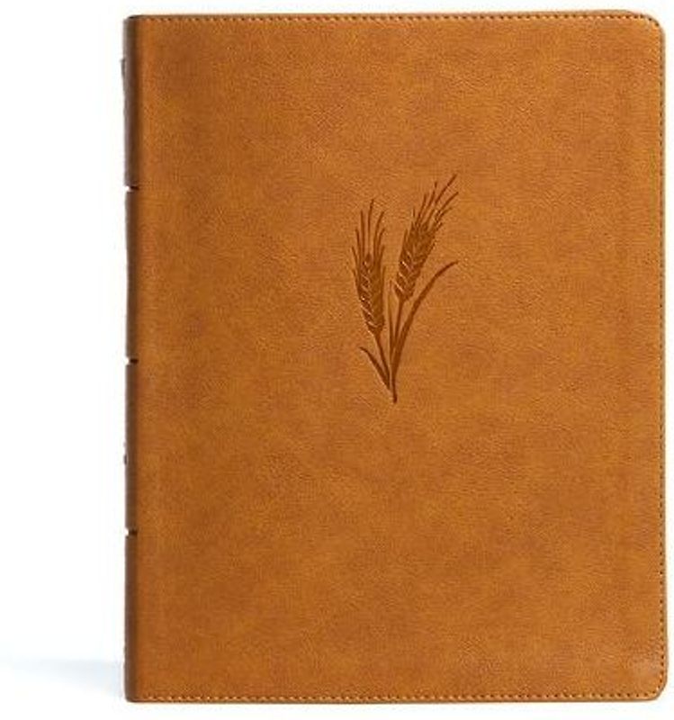 KJV Notetaking Bible, Large Print Edition, Camel Leathertouch
