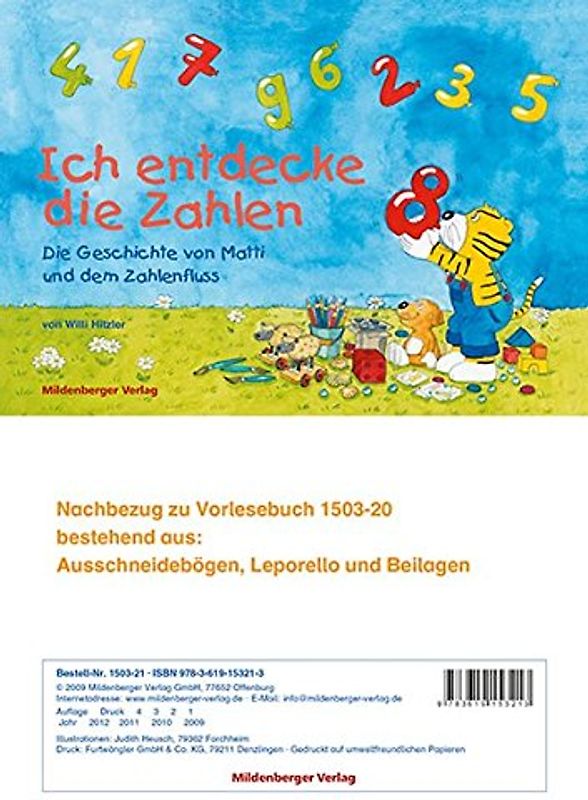 Ich entdecke die Zahlen - Die Geschichte von Matti und dem Zahlenfluss.: Arbeitsheft