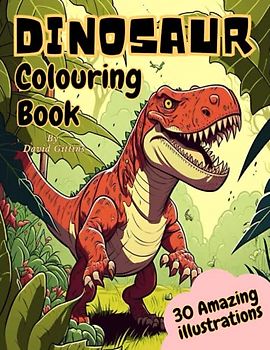 Dinosaur Colouring Book: Amazing fun colouring book for kids & Teens, high quality individual illustrations.