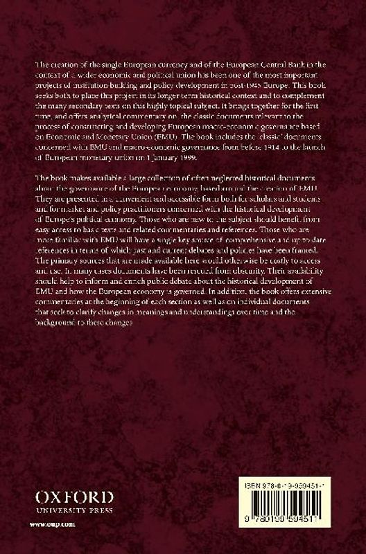 European Economic Governance and Policies, Volume I