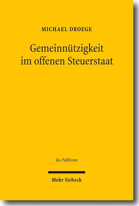 Gemeinnützigkeit im offenen Steuerstaat