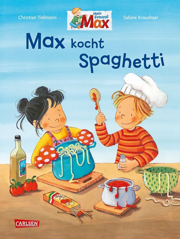 Max-Bilderbücher: Max kocht Spaghetti
