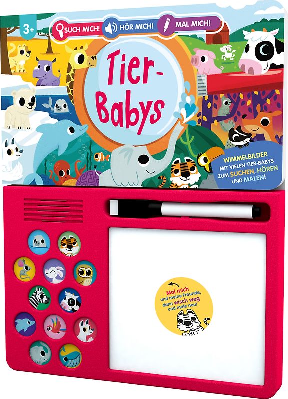 Such mich! Hör mich! Mal mich! Tier-Babys