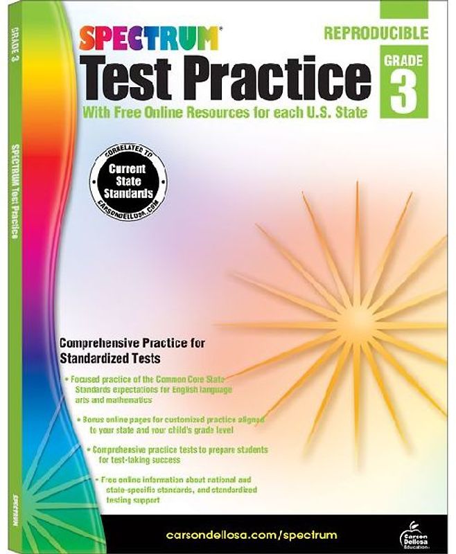 Spectrum Test Practice, Grade 3