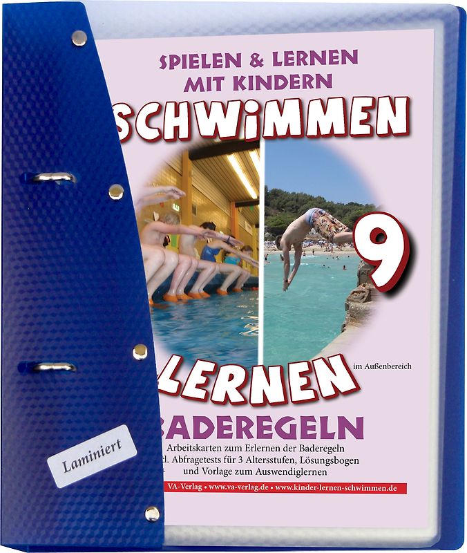 Schwimmen lernen 9: Baderegeln, laminiert