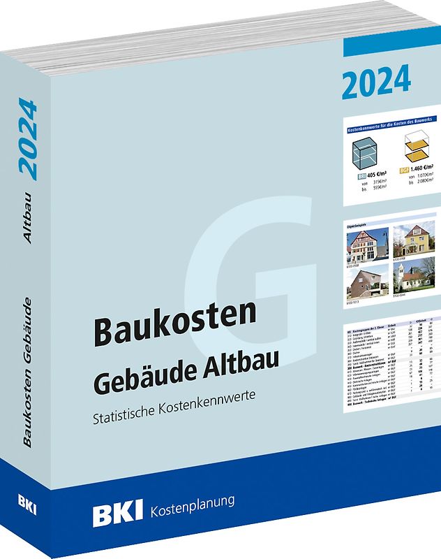 BKI Baukosten Gebäude Altbau 2024