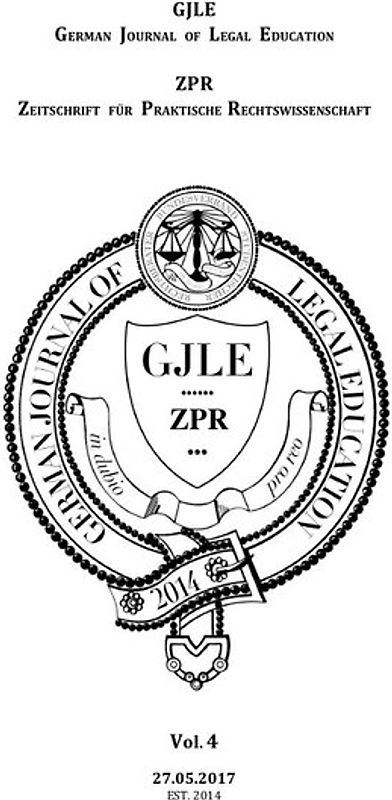 German Journal of Legal Education - 2017 - Vol. 4