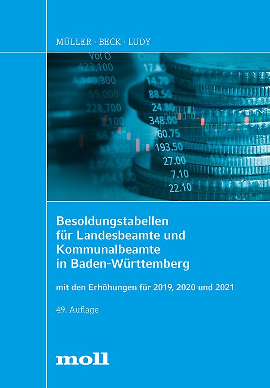 Besoldungstabellen für Landesbeamte und Kommunalbeamte in Baden-Württemberg