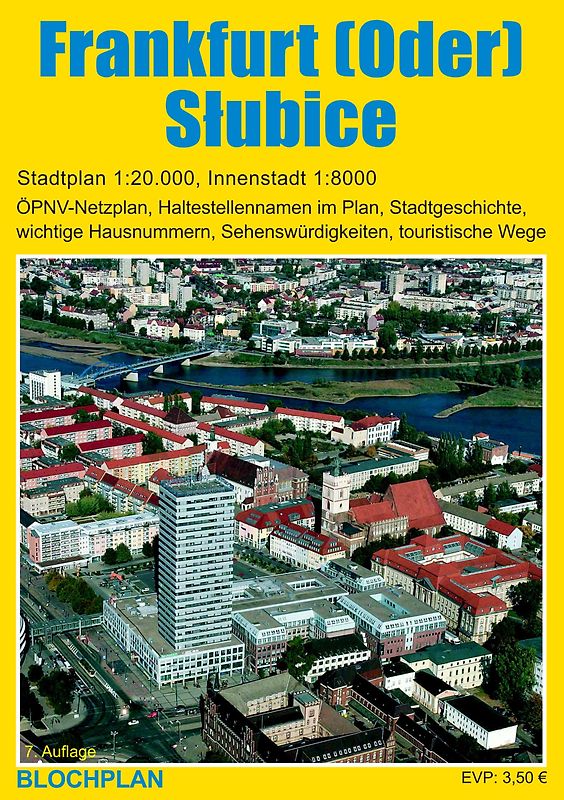 Stadtplan Frankfurt (Oder) und Słubice