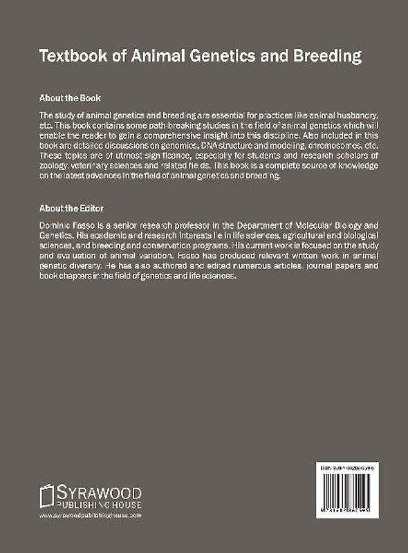 Textbook of Animal Genetics and Breeding