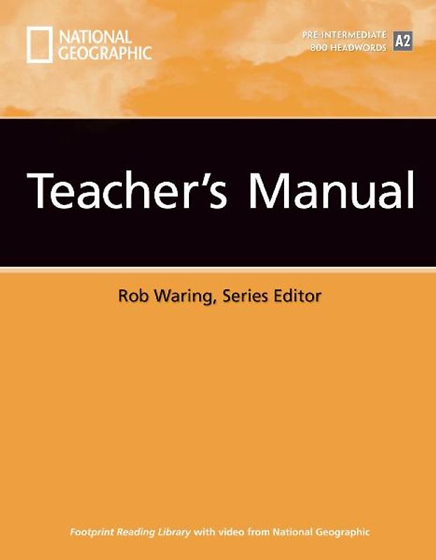 National Geographic Readers Teacher's Book Niveau 1