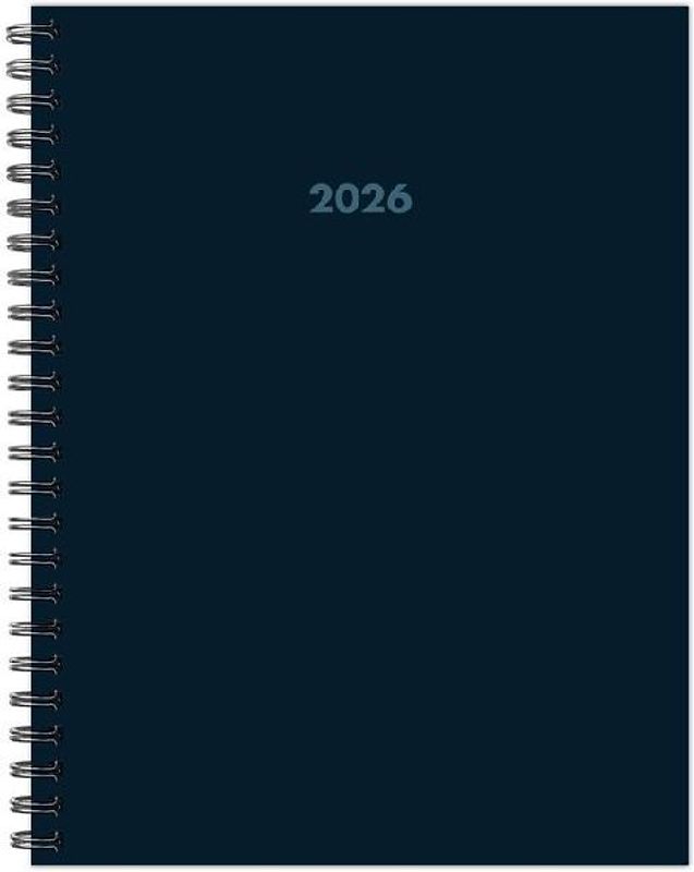 Basic Blue 2026 6.5 X 8.5 Weekly Monthly Softcover Planner