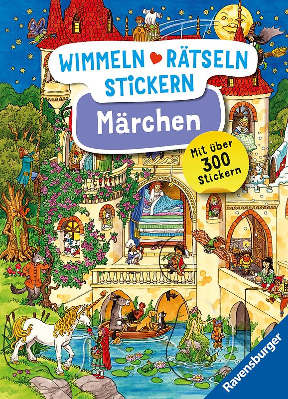 Wimmeln, Rätseln, Stickern: Märchen