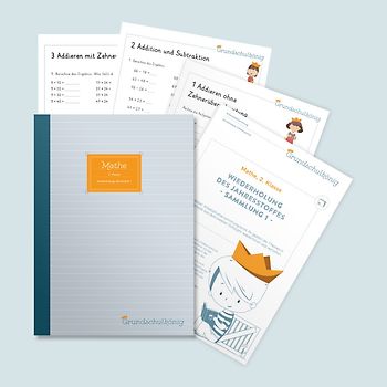 Grundschule - Mathe, 2. Klasse: Wiederholung des Jahresstoffs - Teil 1