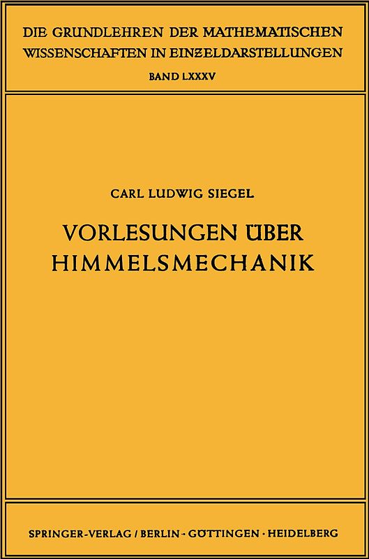 Vorlesungen über Himmelsmechanik