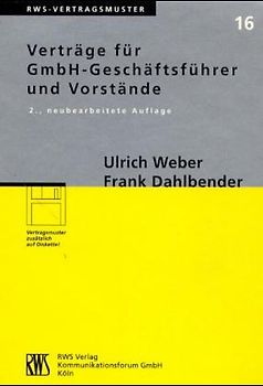 Verträge für GmbH-Geschäftsführer und Vorstände