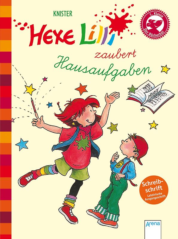 Hexe Lilli zaubert Hausaufgaben (Schreibschrift)